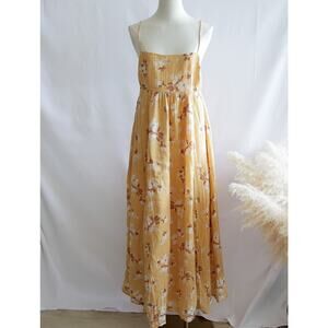 Abercrombie and fitch Cotton Floral Maxi Sun Dress size M